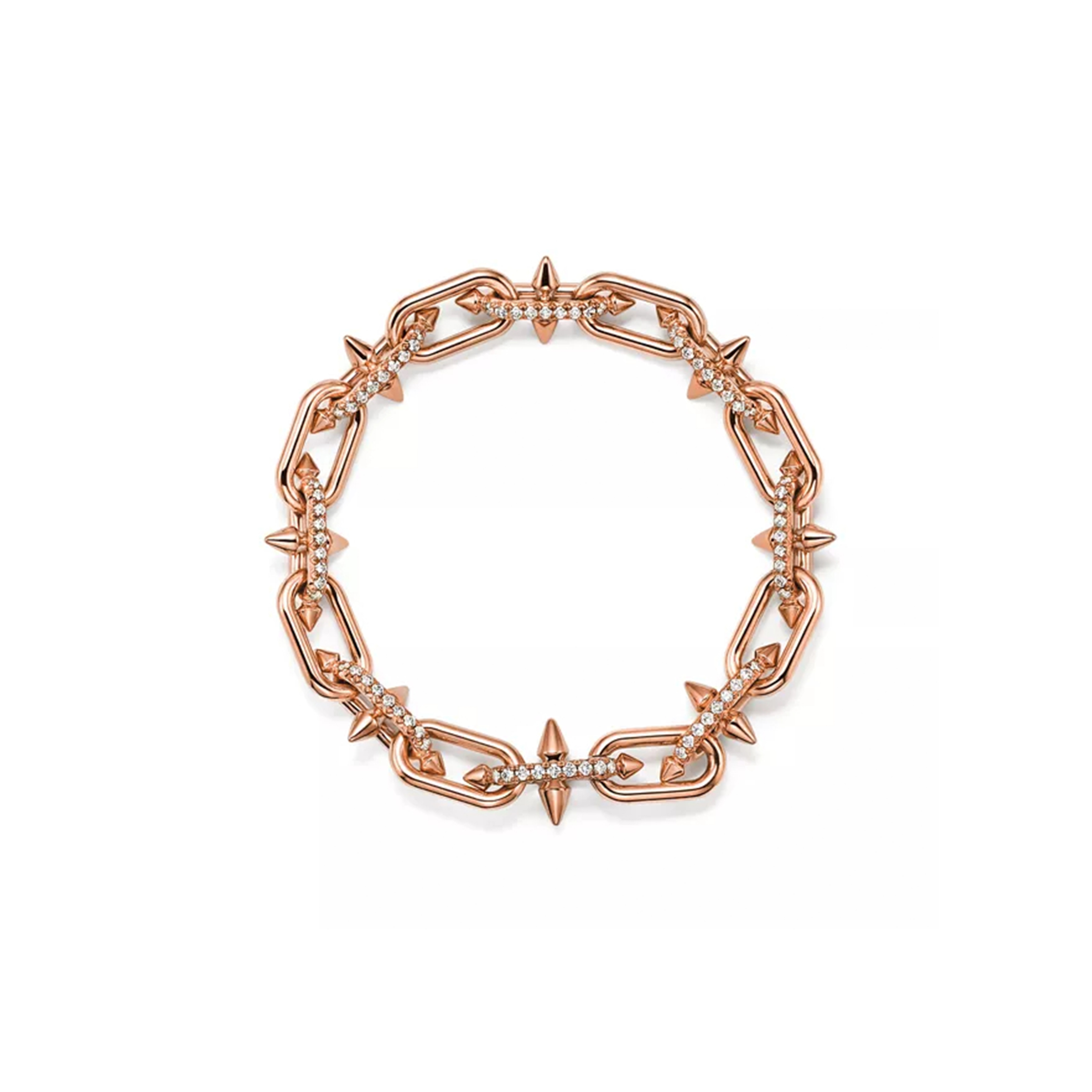TIFFANY TITAN BY PHARRELL WILLIAMSBRACELET IN ROSE GOLD WITH DIAMONDS 75364334